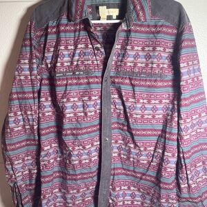 Territory Ahead Aztec print long sleeve